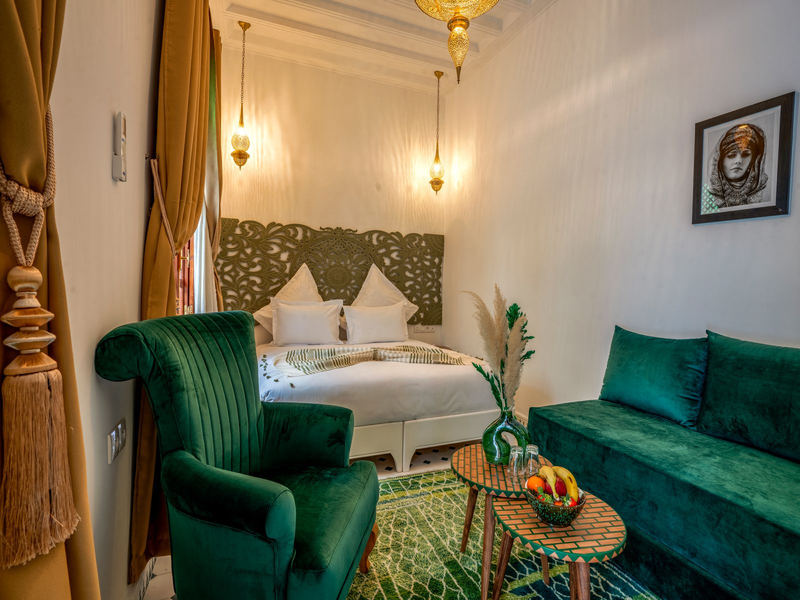 Triple Deluxe room at Riad Dar Al Famila